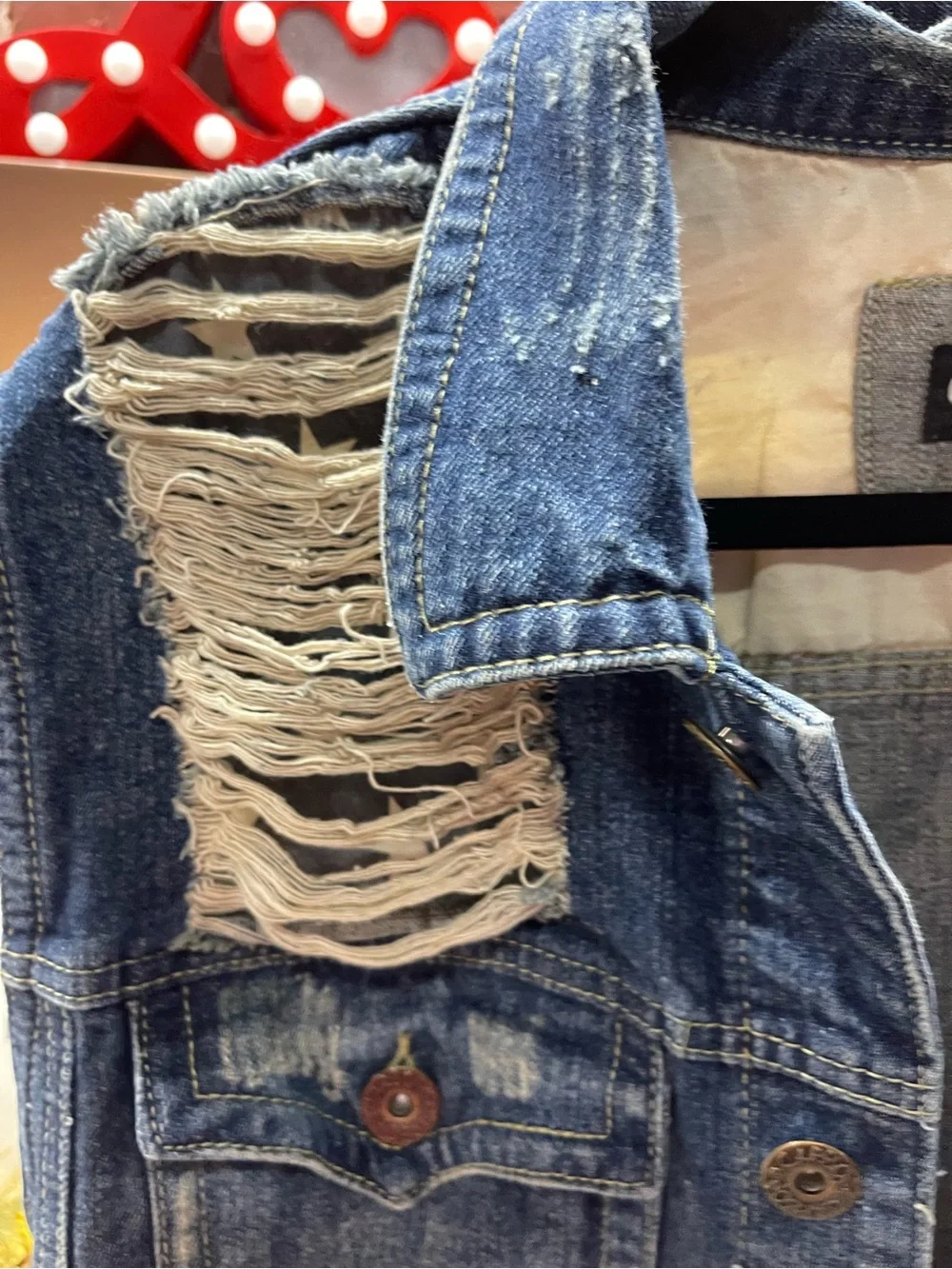 Carbon Denim Vest Men's